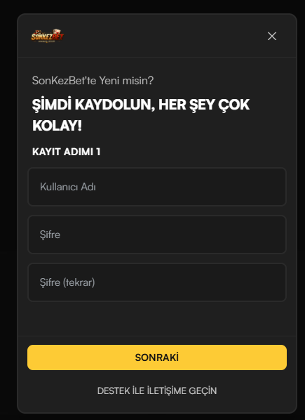 Sonkezbet Giriş